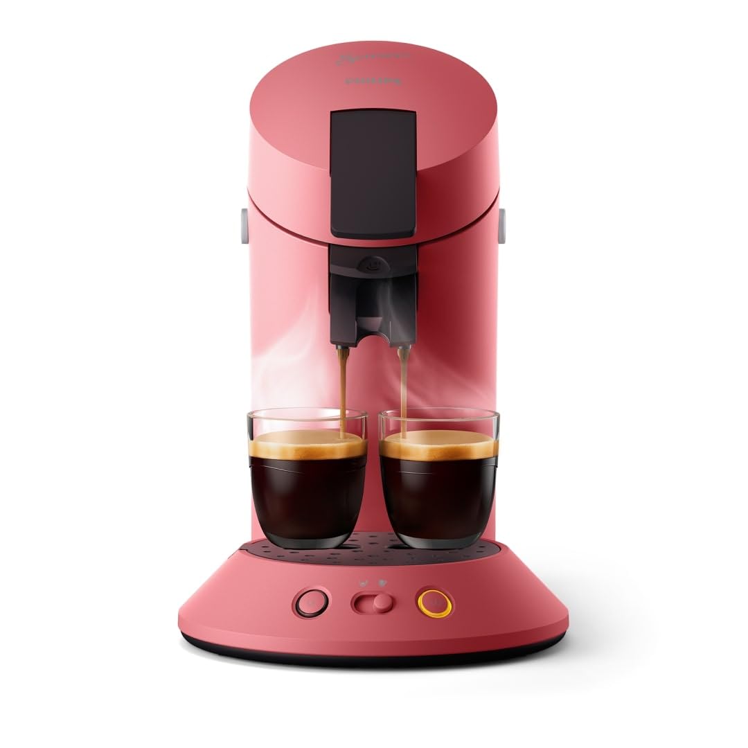 Cafio - Senseo Original Plus Machine à café à dosettes Rouge tendre CSA210/35