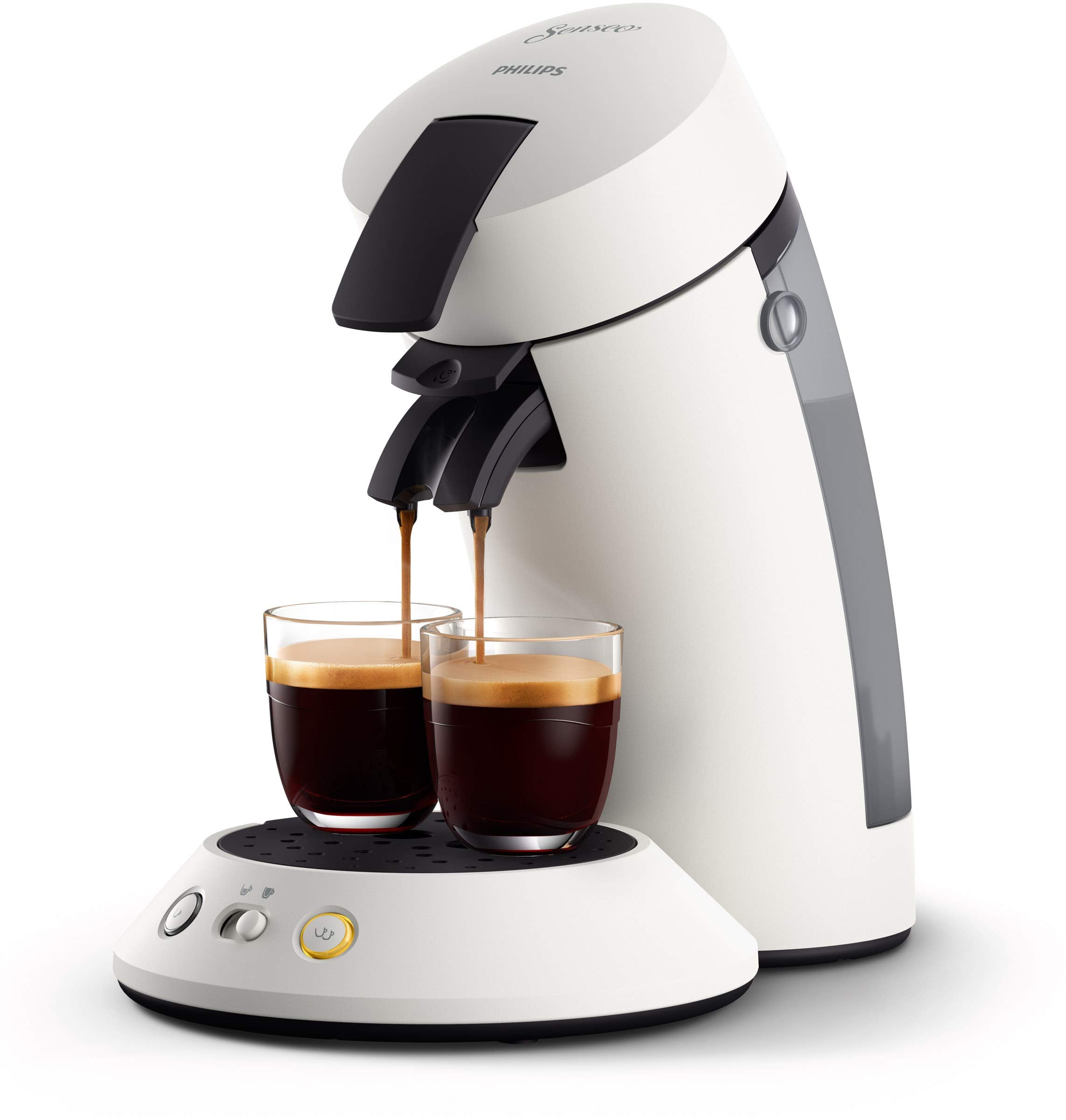 Cafio - Senseo Original Plus Machine à Dosettes Blanche CSA210/11